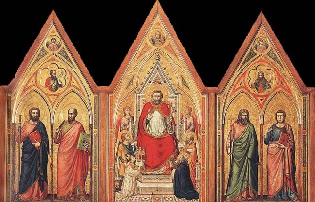 GIOTTO di Bondone The Stefaneschi Triptych